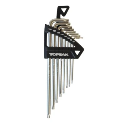 Abbildung von Topeak Torxschlüssel Torx Wrench Set Werkzeugset, Black, T7/T9/T10/T15/T20/T25/T27/T30