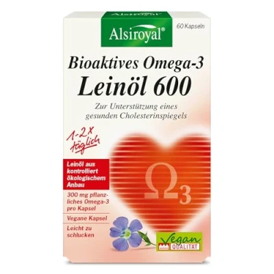 Abbildung von Alsiroyal Bioaktives Omega 3 Leinöl 600 60 ml