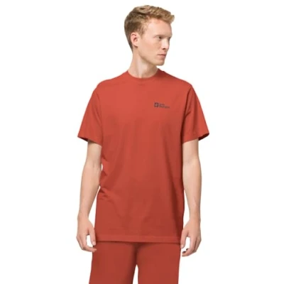 Abbildung von Jack Wolfskin Essential T M Tshirt basic, Herren, Größe: Medium, Intense rust