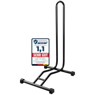 Abbildung von Wellgro Fahrradhalter Fahrradständer Stahl sicherer Stand schwarz