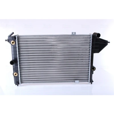 Abbildung von NISSENS 630551 Kühler, Motorkühlung Aluminium 538 380 23 Kühlrippen mechanisch gefügt OPEL: Vectra A Limousine, CC