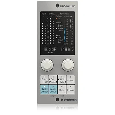 Abbildung von TC Electronic Brickwall HD NATIVE/BRICKWALL DT Mastering Limiter Plug In mit optionaler Hardwareschnittstelle