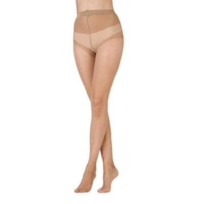 Abbildung von Pretty Polly Feinstrumpfhose Naturals 8D Sandal Toe Tights Slightly Sunkissed SM 8 DEN (Strumpfhose 1 St. glatt) ohne Naht