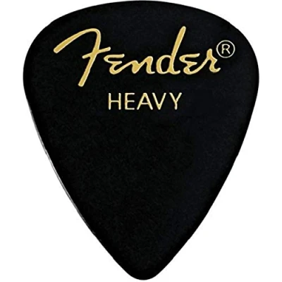 Abbildung von Fender 098 0351 506 351 Shape Classic Picks, Heavy, Black, 144 Count