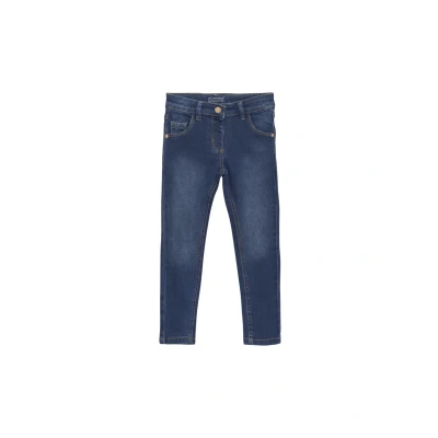 Abbildung von Minymo Power Stretch Jeans Slim Fit für Kinder, Größe: 128, Denim