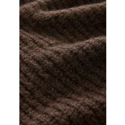 Abbildung von Next LONG Sleeve DEEP WRAP Strickjacke, Damen, Größe: XXLxR, Brown
