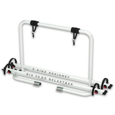 Abbildung von BlueCraft Fahrrad Deichselträger, für Wohnwagen Deichsel bis 50kg belastbar Biketräger Caravan
