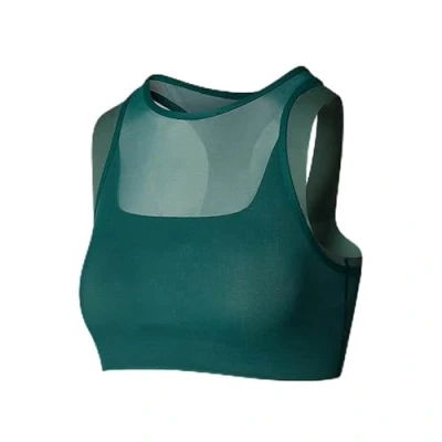 Abbildung von The North Face Refina Double Layer BRA Sportbh mit mittlerer Stützkraft, Damen, Größe: 42, Deep nori/duck green