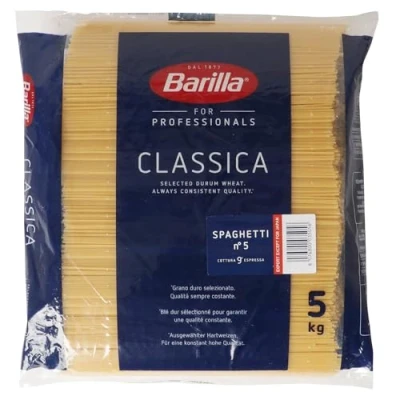 Abbildung von Barilla Hartweizen Pasta Spaghetti n. 5 1er Pack (1x5kg)