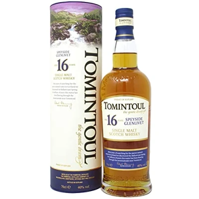Abbildung von Tomintoul Single Malt Scotch 16 year old Whisky