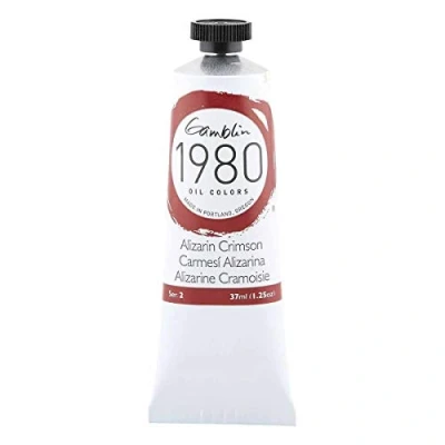 Abbildung von Gamblin 1980 Oelfarbe Alizarinkarmesin 37 ml