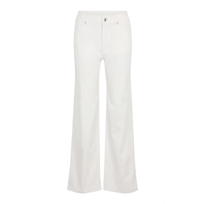 Abbildung von zero Weites Flared Jeans, Damen, Größe: 34, Cream denim