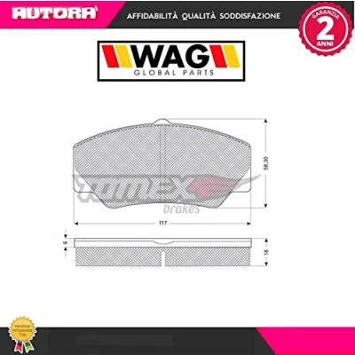 Abbildung von TOMEX brakes TX 10 30 Bremsbelagsatz Vorderachse FORD: Transit Mk3 Kastenwagen, Mk2 Bus