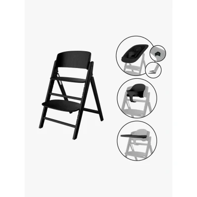 Abbildung von Cybex Click &amp; Fold Hochstuhl 4 in 1, Stunning Black