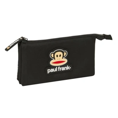 Abbildung von Safta Paul Frank Join The Fun Federmäppchen für Kinder, ideal Schulkinder, bequem und vielseitig, Qualität Stärke, 22 x 3 12 cm, Schwarz, Estándar, Casual