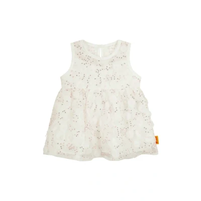 Abbildung von Steiff Cocktailkleid/festliches Kleid für Kinder, Größe: 86, Bright white