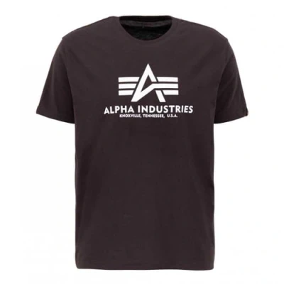 Abbildung von Alpha Industries Tshirt print, Herren, Größe: Large, Hunter brown