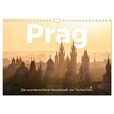 Abbildung von Prag Die wunderschöne Hauptstadt von Tschechien. (Wandkalender 2025 DIN A4 quer), CALVENDO Monatskalender