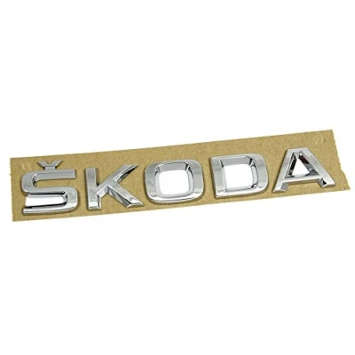 Abbildung von Skoda 5JA8536872ZZ Schriftzug Heckklappe hinten Emblem Logo Zeichen chrom