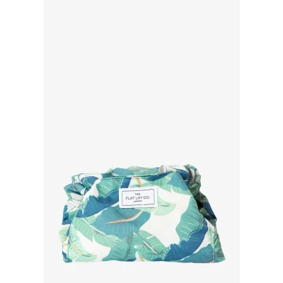 Abbildung von THE FLAT LAY CO. OPEN Makeup BAG Makeupaccessoires, Größe: One Size, Tropical leaves