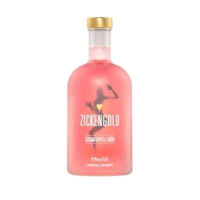 Abbildung von Zickengold Granatapfel Premium Frucht Likör Getränke als Spritz, Aperitif oder Basis für Cocktails 500 ml Alkohol Geschenke Frauen 15% Vol. Erwachsene