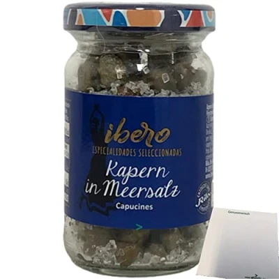 Abbildung von Ibero Kapern in Meersalz Capucines 1er Pack (1x75g Glas) + usy Block