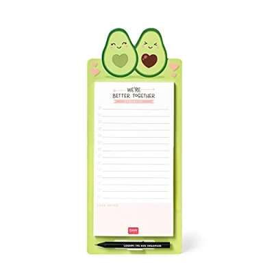 Abbildung von Legami Don&#039;t Forget Magnetischer Notizblock, 11 x 28 cm, Avocado