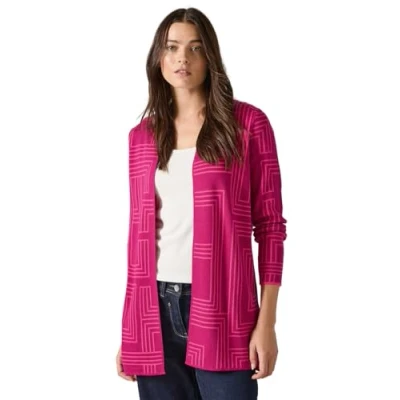 Abbildung von Cecil Strickjacke, Damen, Größe: XL, Pink