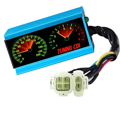 Abbildung von Area1 Tuning CDI Zündeinheit racing analog offen ungedrosselt 4+2 Pin für 50/125/150ccm GY6 China 4 TAKT Kompatibel mit AGM GMX RS Ultima GT Union Alpha Motors Luxxon Rivero