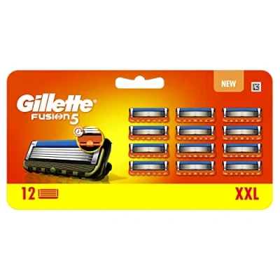 Abbildung von Gillette Fusion5 Recharges De Lames Rasoir Pour Homme, 12 Lames, Avec Cinq Anti Friction Un Rasage Près