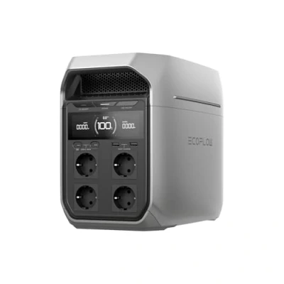 Abbildung von EF ECOFLOW Tragbare Powerstation Delta 3 Plus, 1024 Wh LiFePO4 Batterie, vollständig aufgeladen in 56 Minuten, 1800W (3600W Spitze) Solargenerator für Notstromversorgung, Camping(Generalüberholt)