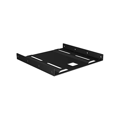 Abbildung von ICY BOX IB AC653 Interner Einbaurahmen (3,5 Zoll Größe) für 1x 2,5 Festplatte oder SSD, Stahl, schwarz