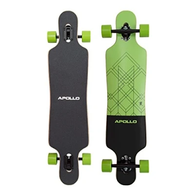 Abbildung von Apollo Longboard Twin Tip DT 40&quot;, aus Holz mehrlagig verleimt für Idealen Flex &amp; Stabilität
