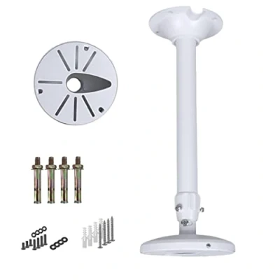 Abbildung von WiTi 6 Zoll Basis Erweiterbar Stangenhalterung für CCTV IP Kameras,40CM 60CM Verstellbare Montagestange Sicherheitsüberwachungs Kamera System,Solides Metall Pulversprühbeschichtung