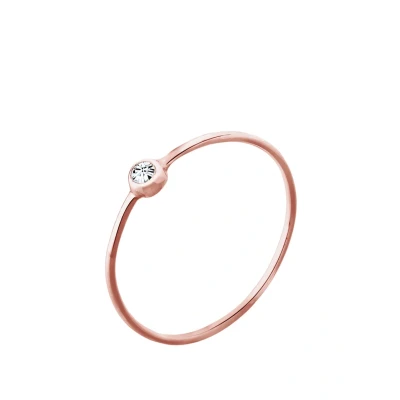 Abbildung von Elli Classic Ring Rose goldcoloured, Damen, Größe: 52, gold coloured