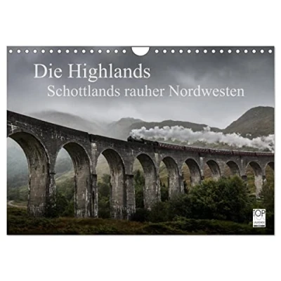 Abbildung von Die Highlands Schottlands rauher Nordwesten (Wandkalender 2025 DIN A4 quer), CALVENDO Monatskalender