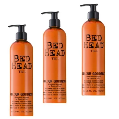 Abbildung von TIGI BED HEAD Colour Goddess Oil Infused Shampoo 400ml (3 PIECES)