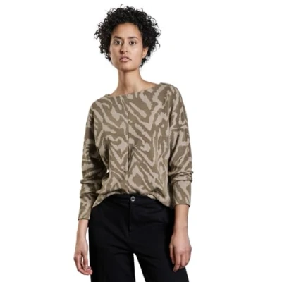 Abbildung von STREET ONE Damen A322597 Two Tone Jaquard Shirt, Honey Sand, 34