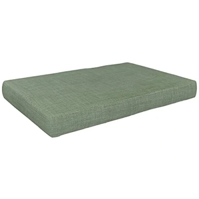 Abbildung von POKAR Palettenkissen Palettenauflagen mit abnehmbarem Bezug Palettenauflage Palettenmöbel Palettensofa, Sitzkissen 120x80, Grün