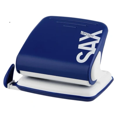 Abbildung von sax design Locher und Heftgeräte Set blau