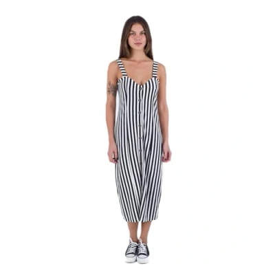 Abbildung von Hurley Damen Vera Button Up Kleid Dress, Streifen, XS