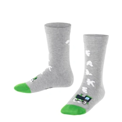 Abbildung von Falke Happy Locomotive Socken für Kinder, Größe: 19 22, Lt heather