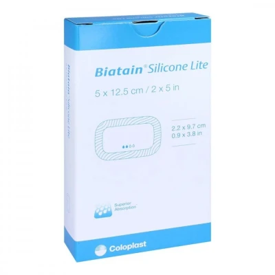 Abbildung von Biatain Silicone Lite Schaumverband 5x12,5 cm
