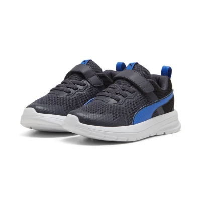 Abbildung von Puma Evolve Laufschuh Stabilität für Kinder, Größe: 27.5, Galactic gray hyperlink blue black Schuhe