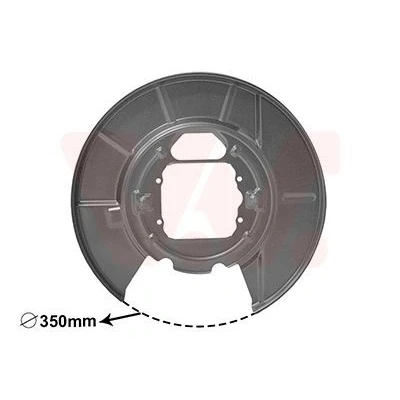 Abbildung von VAN WEZEL 0685374 Ankerblech Hinterachse rechts BMW: X5