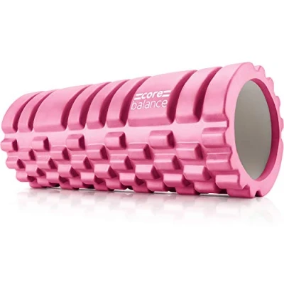 Abbildung von Core Balance FOAM Massage Roller GRID Trigger Target Point GYM Fitness Physio / Yoga, Größe: One Size, Pink