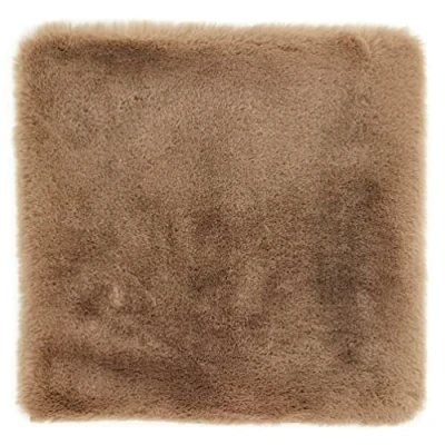 Abbildung von LUXOR living Sitzkissen Coste Kunstfell Stuhlauflage als Deko Wohnzimmer oder Stuhlkissen gemütliches Stuhl Dekokissen 40 x cm eckig Taupe 1 Stück