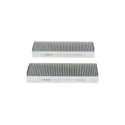 Abbildung von BOSCH 1 987 435 608 Innenraumfilter Aktivkohlefilter 255 82,5 30 OPEL: Corsa F Schrägheck, Mokka II, PEUGEOT: 208 II 2008