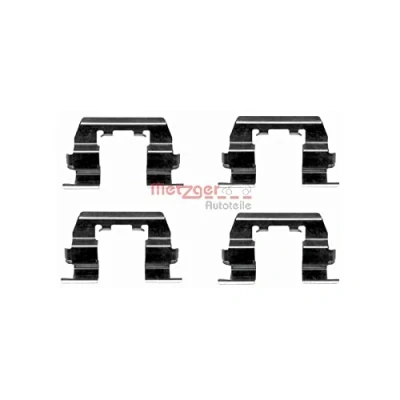 Abbildung von METZGER 109 1669 Zubehörsatz, Scheibenbremsbelag HYUNDAI: Getz, ACCENT I Limousine, 2