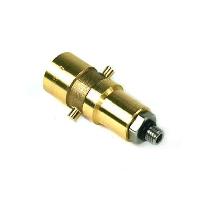 Abbildung von Drehmeister Bajonett Tankadapter M10 (10 mm x 1,5 mm), Messing mit Edelstahlanschluss Adapter für Autogasfahrzeuge LPG Autogas
